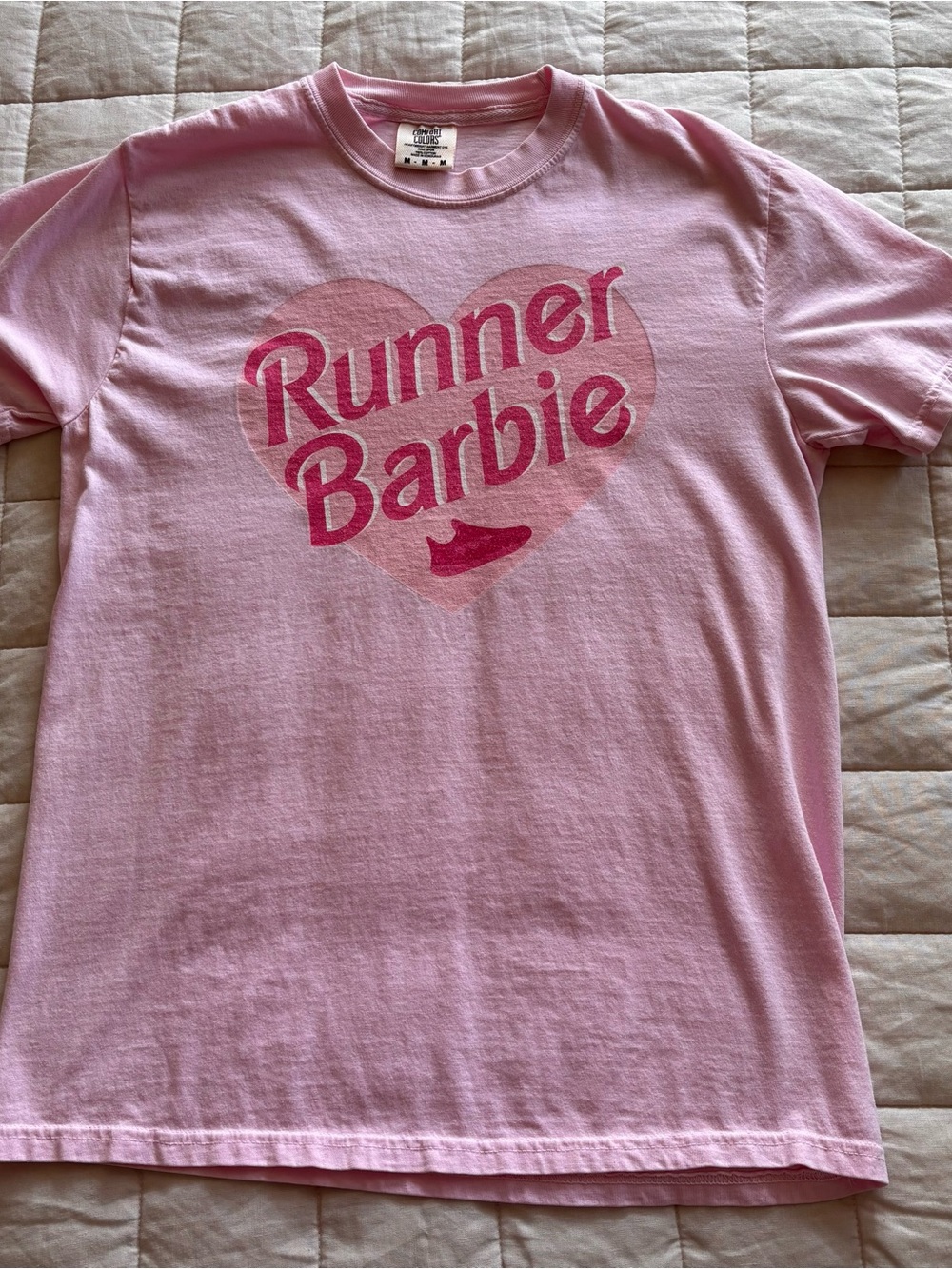 Runner Barbie Pink Graphic T-Shirt